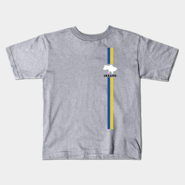 Ukraine Kids T-Shirt by PaunLiviu